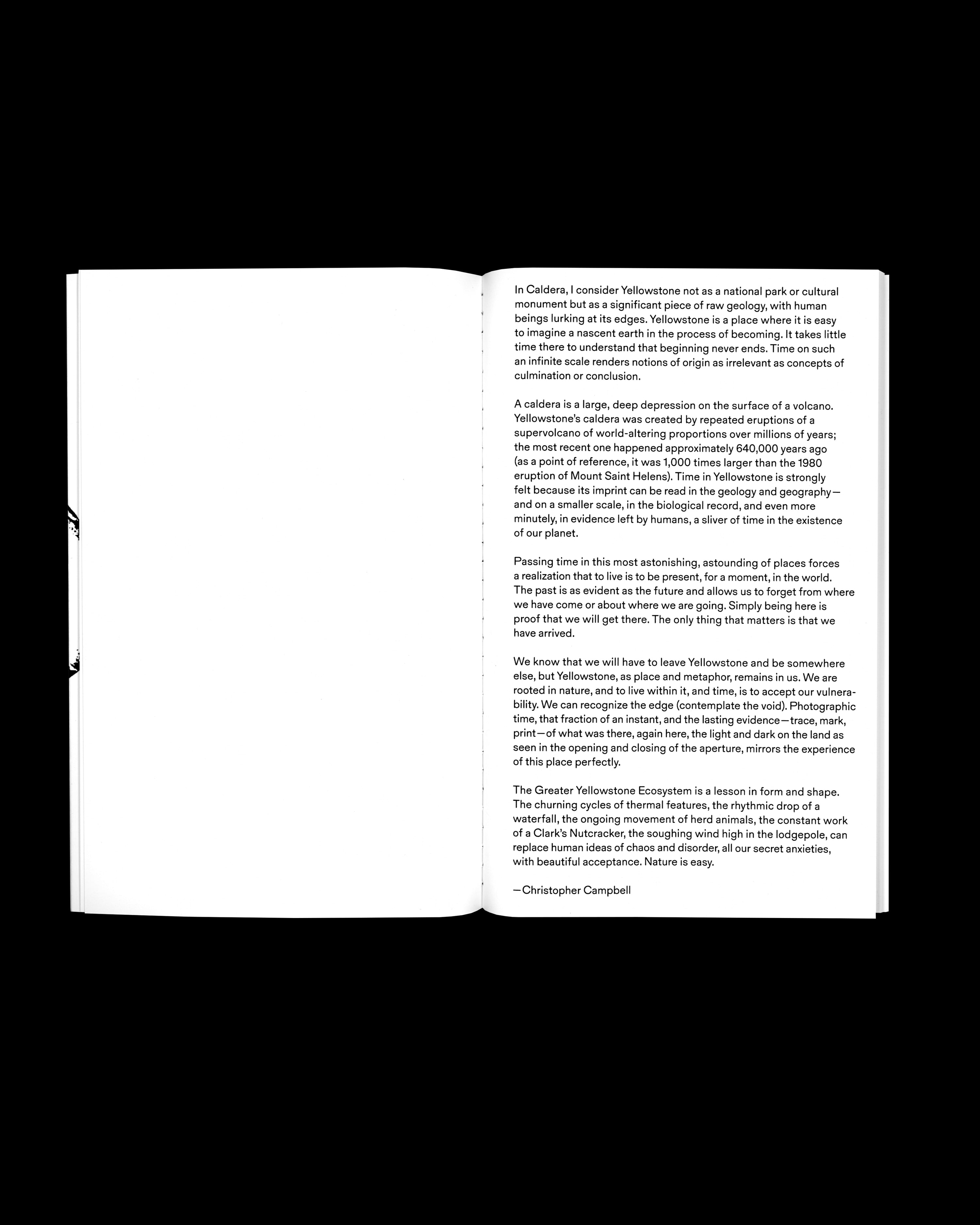 CALDERA EXHIBITION COMPANION by Christopher Campbell and Strata Editions