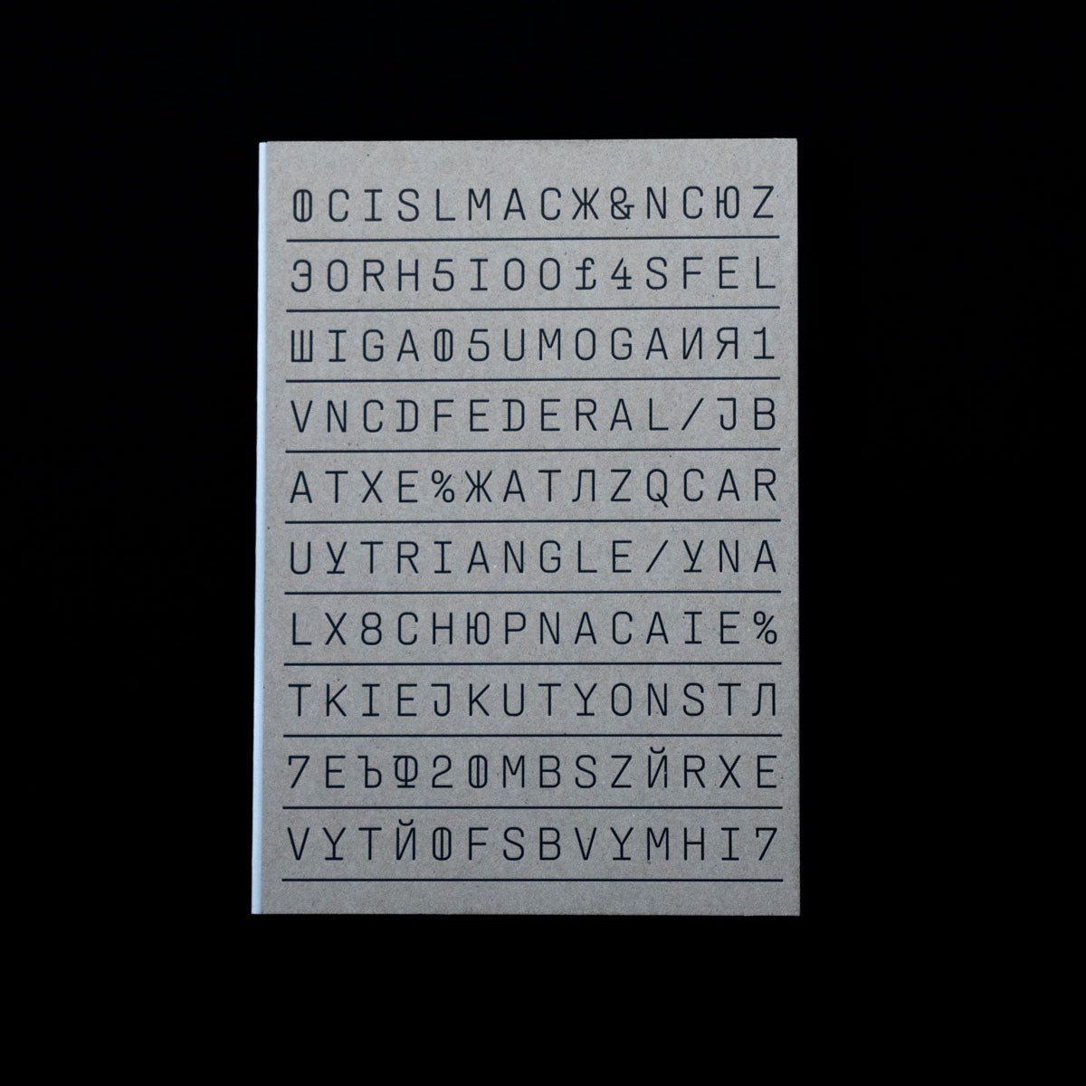 FEDERAL TRIANGLE by Mike Osborne, Gnomic Book