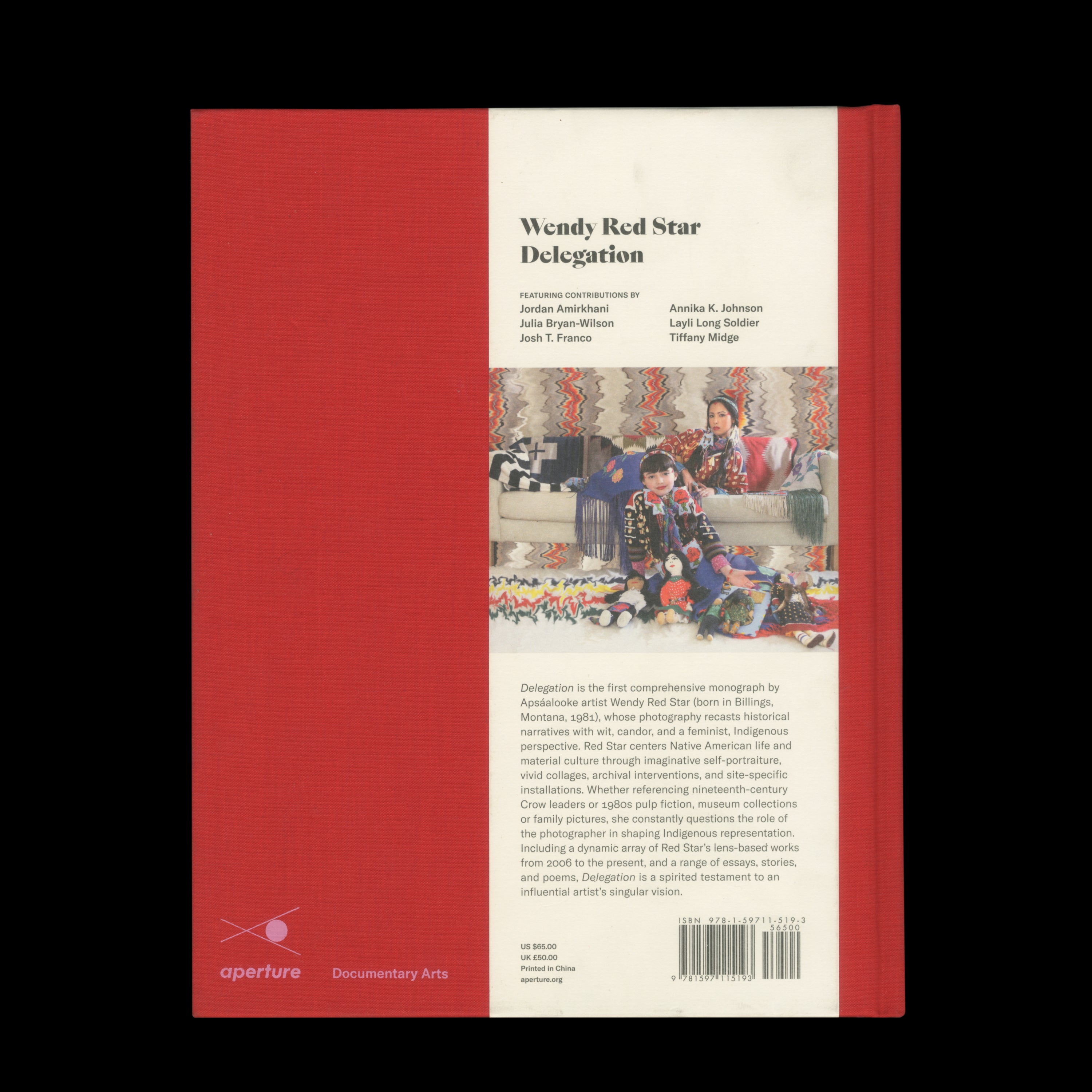 DELEGATION by Wendy Red Star, Aperture