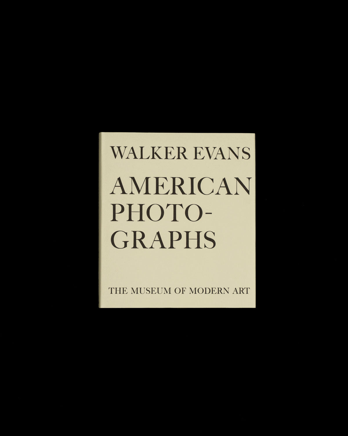 AMERICAN PHOTOGRAPHS by Walker Evans