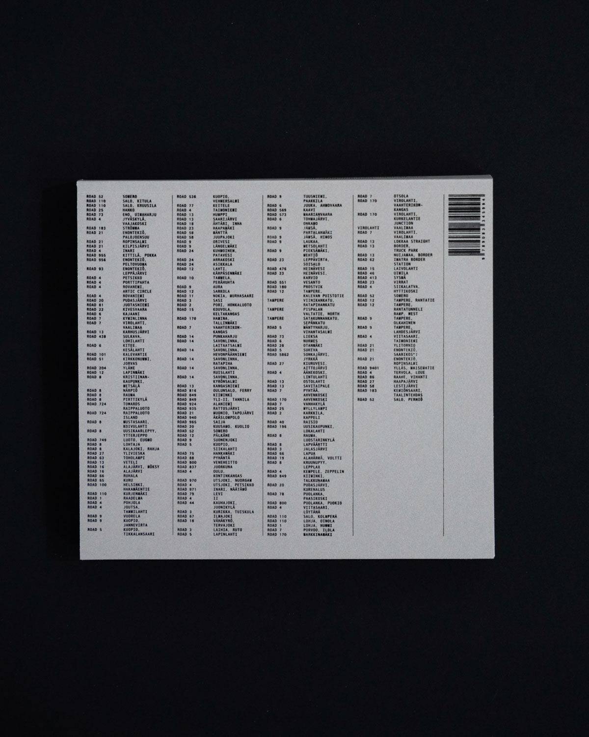 I ON THE ROAD / WEATHER CAMERA SELF-PORTRAITS by Tatu Gustafsson